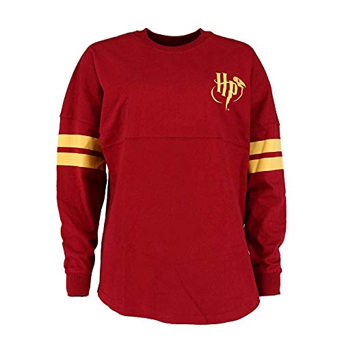 Jerry Leigh Harry Potter Long Sleeve Collegiate Top, Medium, Red