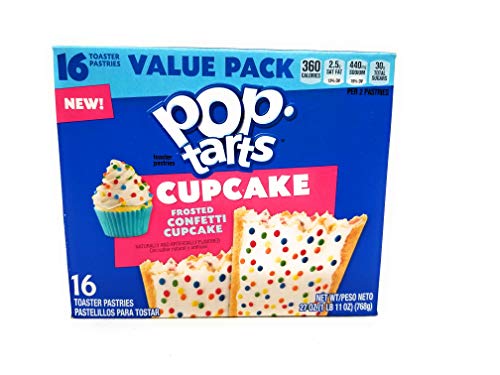 Pop Tarts Cupcake flavor 16 count. Frosted Confetti. 27 oz.