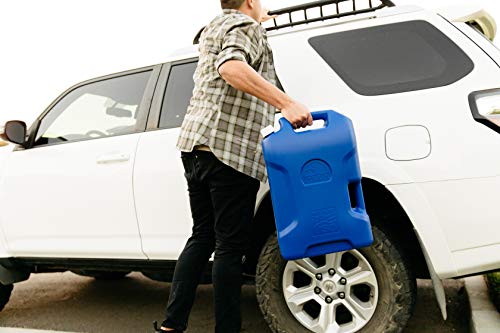 Igloo 6 Gallon Heavy Duty Portable Camping Hiking Water Storage Container, Blue