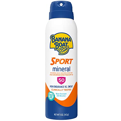 Banana Boat, Mineral Sport Sunscreen C-Spray SPF 50, 5 Ounce