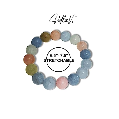 SEDLAV Vitality Diffuser Bracelet - Unisex Wooden Beaded Bangle with Adjustable Length 6.5