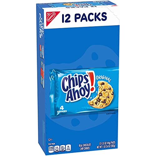 CHIPS AHOY! Original Chocolate Chip Cookies, 12 Snack Packs