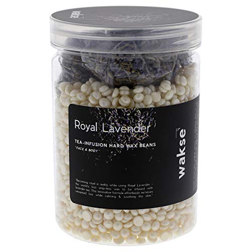 Wakse Royal Lavender Tea Infusion Hard Wax Beans Unisex Wax I0094865 10.0 Ounce wz