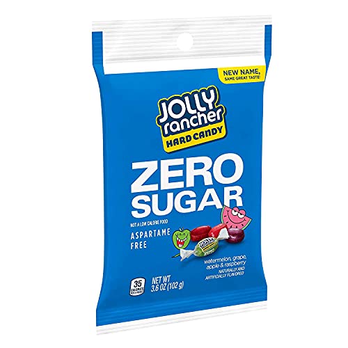 Jolly Rancher Sugar Free Hard Candy, Assorted Flavors, 3.6-ounce Bags (Pack of 12)