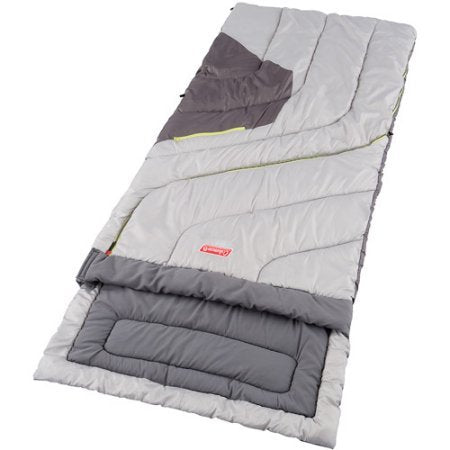 Coleman Adjustable Comfort 30- to 70-Degree Adult Sleeping Bag, Gray