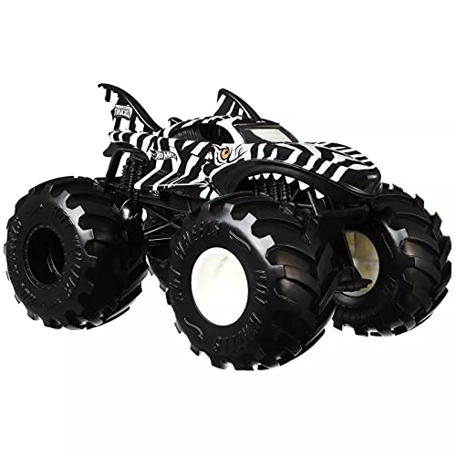 Vehículo de Juguete Hot Wheels Monster Trucks, 1:24 Zebra Shark