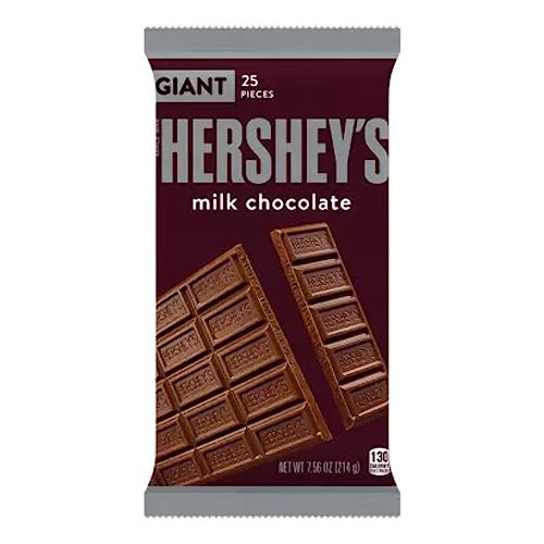 HERSHEY'S Milk Chocolate Giant Bar, 7.56 oz