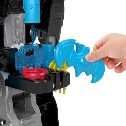 Fisher-Price DC Super Friends Imaginext Batman Playset Bat-Tech Batbot 2-Ft-Tall Robot with Lights Sounds & 11 Play Pieces for Ages 3+ Years