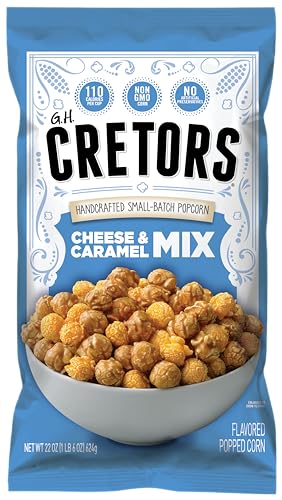 G.H. Cretors, The Mix, Cheese & Caramel Flavor Popcorn 22 Oz