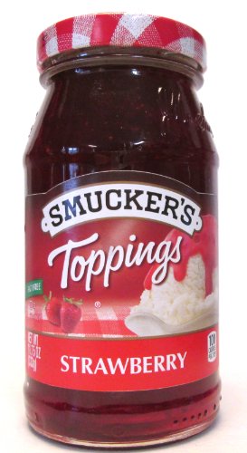 Smucker's Strawberry Fruit Topping (Pack of 2) 11.75 oz Jars