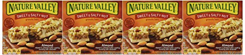Nature Valley, Sweet & Salty Almond Granola Bars, 7.4oz Box (Pack of 4)