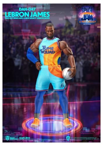 Beast Kingdom Space Jam: A New Legacy: Lebron James DAH-047 Dynamic 8ction Heroes Action Figure,Multicolor