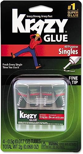 Krazy Glue KG58248SN Krazy Glue Single-Use Tubes