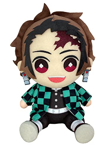 Great Eastern Entertainment Demon Slayer- Tanjiro Sitting Plush 7