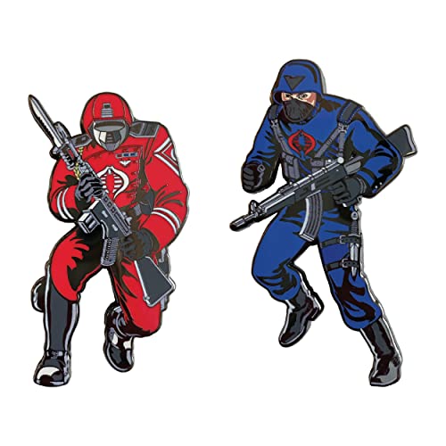 G.I. Joe: Crimson Guard and Cobra Officer Retro Pin Set