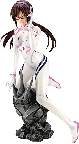 Kotobukiya Evangelion: 3.0+1.0 Thrice Upon a Time: Mari Makinami Illustrious (White Plugsuit Version) PVC Statue,Multicolor,PP981