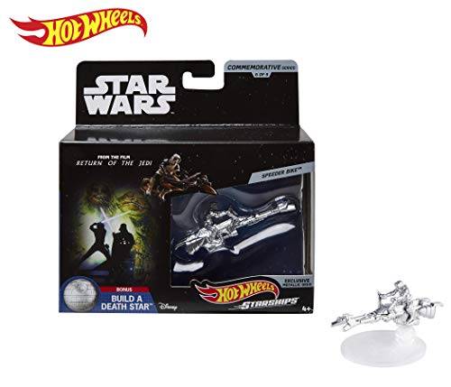 Hot Wheels Star Wars Commemorative Series Starship Assortment, Great for Active Play, Trading, and Collecting, Adventure and Action Toy for Boys and Girls, Fans of All Ages