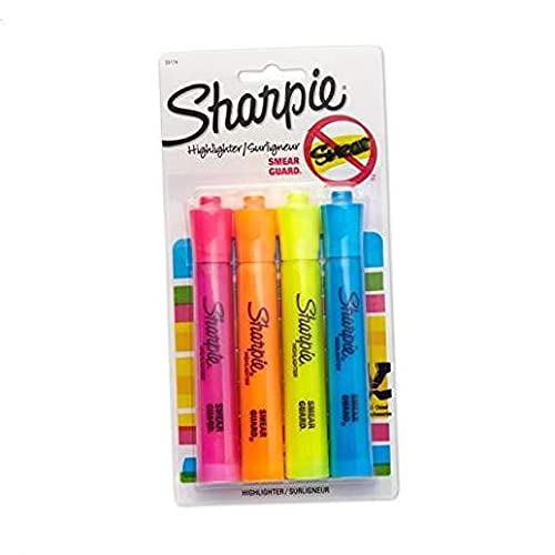 Accent Tank-Style Highlighters, 4 Colored Highlighters (25174PP) Pack of 2