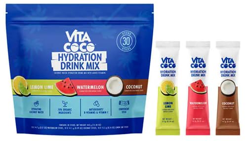 Vita Coco Hydration Variety Drink Mix, 30 Individual Serving Stick Packs