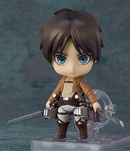 Good Smile Attack on Titan: Eren Yeager Nendoroid Action Figure, Multicolor