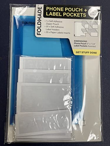 Foldmade Phone Pouch + Label Pockets