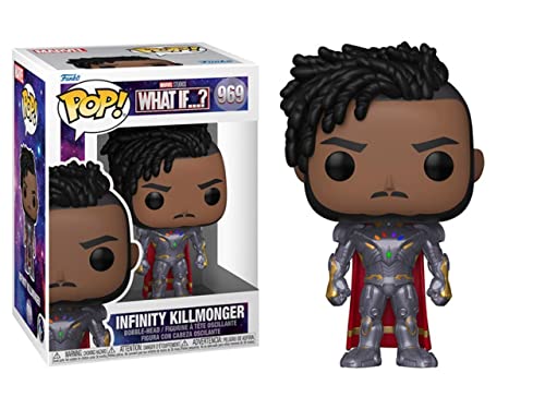 Funko POP Marvel: What If? - Infinity Killmonger,Multicolor