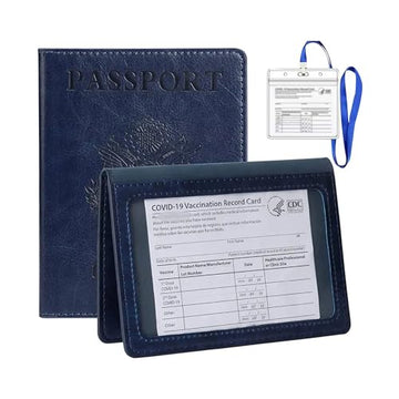 SEDLAV Passport Holder Travel Bag - 1pc Slim Travel Accessories Features Passport and Vaccine Card Holder Combo - Ideal Travel Bag with Passport Holder and Vaccine Card Holder