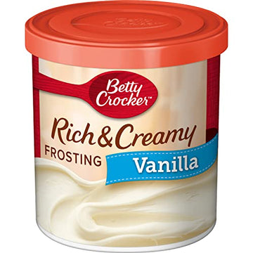 Betty Crocker Gluten Free Vanilla Frosting, 16 oz (Pack of 8)