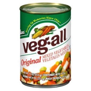 VEG ALL MIXED VEGETABLE, 15 OZ