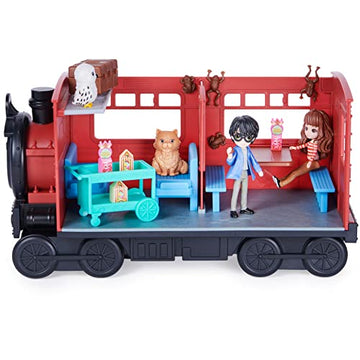 Wizarding World Harry Potter, Magical Minis Hogwarts Express Train Toy Playset with 2 Exclusive Figures, 10 Accessories, Kids Toys for Ages 6 and up