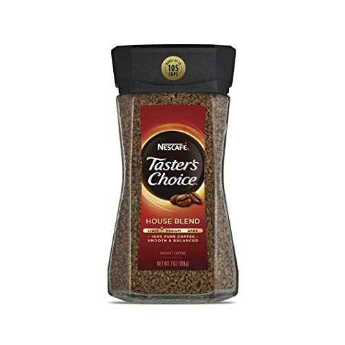 Nescafe Taster's Choice Instant Coffee, House Blend, 7 Ounce