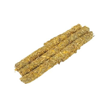 SEDLAV Pet Rabbit Flower Stick and Molar Stick Set - Pure Natural and Safe Environmental-Friendly Rabbit Chew Toy for Healthy Teeth - Ideal Pet Supply for Rabbit's Regular Dental Care