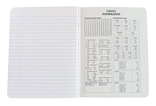 Pack of 6 - Composition Notebooks, 9-3/4