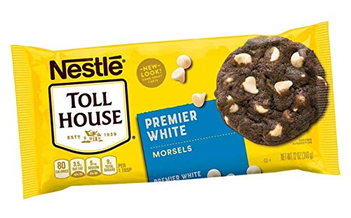 Nestle, Toll House, Premier White Morsels, 12oz Bag (Pack of 6)