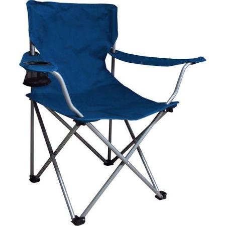 Ozark Trail, Folding Chair Made From Durable Polyester Fabric Wrapped Around a Steel Frame for Long-lasting Comfort and Convenience.