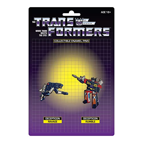 Transformers: Ravage and Rumble Retro Pin Set