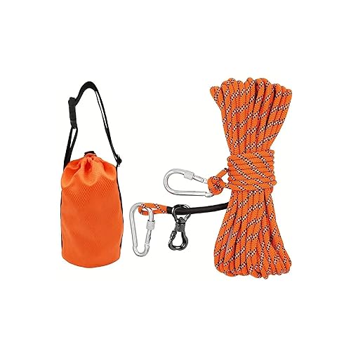 SEDLAV Portable Dog Tie Out Cable for Camping, Super Light 1.3lbs, Overhead Dog Trolley System– Easy and Quick Setup - Reflective Dog Camping Leash, Safe Area for Dogs with Heavy Duty for All Seasons
