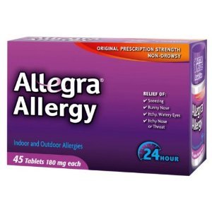 Allegra Otc Tabs 180 Mg 24 Hr 45ea