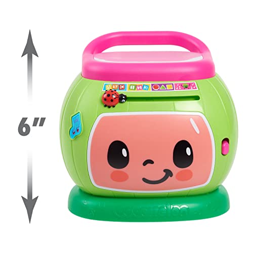 COCOMELON Learning Melon Drum Interactive Lights and Sounds, Learning and Education, Officially Licensed Kids Toys for Ages 18 Month by Just Play