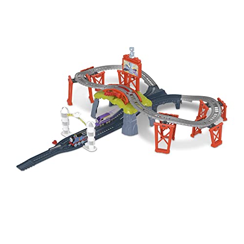 Thomas & Friends Diecast Toy Train Set Race For The Sodor Cup With Thomas & Kana Engines & Track For Preschool Kids Ages 3+ Years
