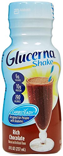 Glucerna Nutrition Shake Bottles - Creamy Chocolate Delight - 8 oz - 6 ct