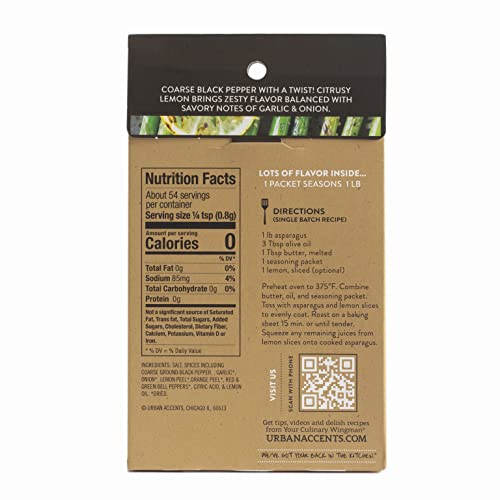 Urban Accents Citrus Pepper Veggie Roaster Seasoning Blend 2 Pack