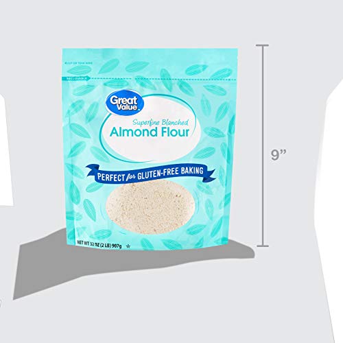Great Value Superfine Blanched Almond Flour | Perfect for Gluten-Free Baking - 2 Lb (32 Ounce) (Pack of 1) (1)