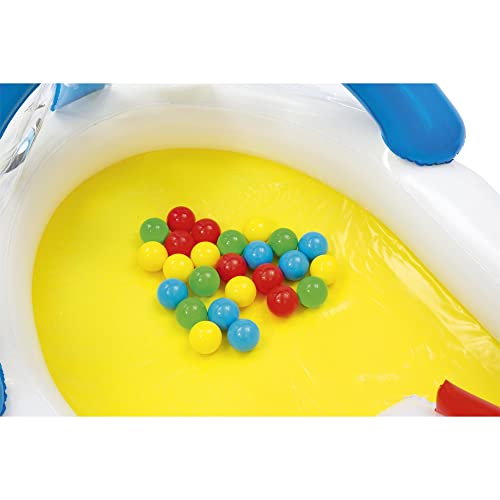 Fisher-Price Bestway Little People 65 x 60 x 24 Inch Airplane Ball Pit Set for Kids Ages 2+