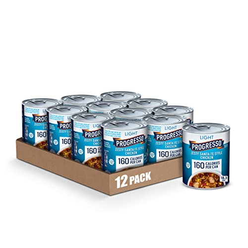 Progresso Light, Zesty Santa Fe Style Chicken Soup, Gluten Free, 18.5 oz. (Pack of 12)