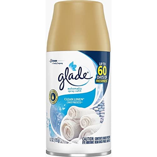 Glade Clean Linen Scent Air Freshener Refill 6.2 oz. Aerosol