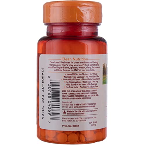 Sundown Naturals Folic Acid 400mcg - 350 Tablets (2 Pack)