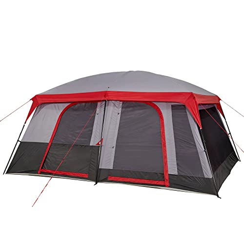 12-Person Cabin Tent with Convertible Screen Room, Multiple Room Tent, 12 Person Tents for Camping, Family Two Room Tent, Tents for Camping 12 Person Waterproof, 12 Man Tent, Cabin Tents for Camping