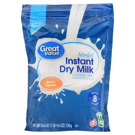 Great Value Nonfat Instant Dry Milk, 25.6 oz