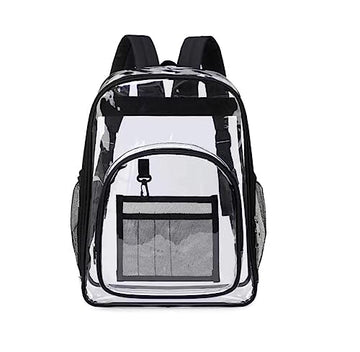 SEDLAV Clear Backpack for School Clear Backpacks for School, Clear Bags for Women, Men, Adults & Kids - Water-Resistant (MEDIUM)